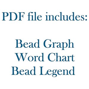 Peyote Stitch Beaded Pen Wrap Pattern, Opposites Attract (PDF Pattern)