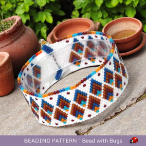 Peyote Stitch Bracelet Pattern, Four Seasons Beaded Design (PDF)