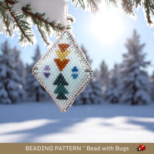 AUTUMN WINDS: 3D Peyote Stitch Beaded Pod Pattern by Bead with Bugs