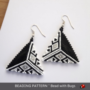 DARK MATTER: 3D Peyote Stitch Beading Pattern by Bead with Bugs