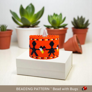 EVERY CHILD MATTERS: Peyote Stitch Beaded Tea Light Cover Pattern by Bead with Bugs