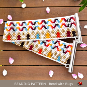 SOUTHWEST INSPIRED:  A Peyote Stitch Beaded Bracelet Pattern by Bead with Bugs
