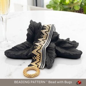 SWEET DREAMS: A Peyote Stitch Beaded Bracelet Pattern by Bead with Bugs