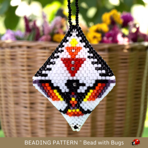THUNDERBIRD: 3D Peyote Stitch Beaded Pod Pattern by Bead with Bugs