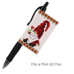 FLOWER GNOME: Peyote Stitch Beaded Pen Wrap by Bead with Bugs