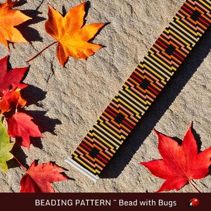 Loom Beaded Bracelet Pattern by Bead with Bugs, OCTAVIA, PDF