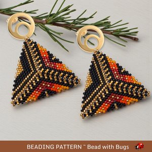PASSION : 3D Peyote Stitch Beading Pattern by Bead with Bugs