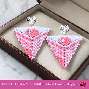 MY HEART : 3D Peyote Stitch Beading Pattern by Bead with Bugs
