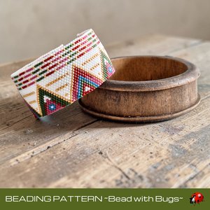 Peyote Stitch Beaded Bracelet Pattern, BLOCK BUSTER