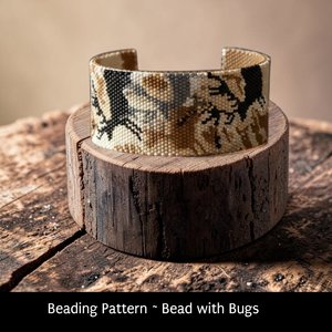 Peyote Stitch Bracelet Pattern, WILD THINGS (PDF)