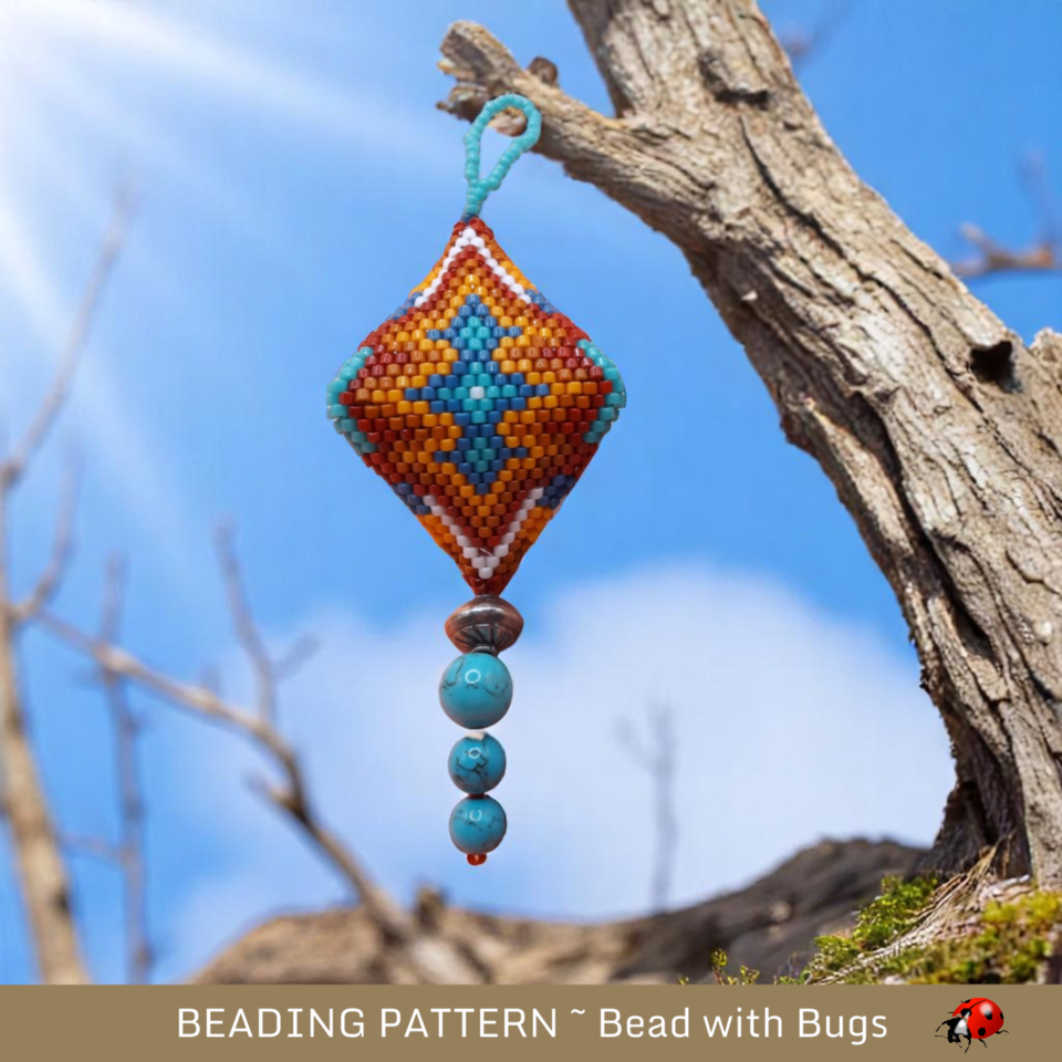 SOUND WAVES: 3D Peyote Stitch Beaded Pod Pattern by Bead with Bugs ...