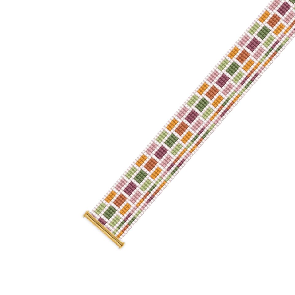 Loom Beaded Bracelet Pattern by Bead with Bugs, CHANGING SEASONS, PDF