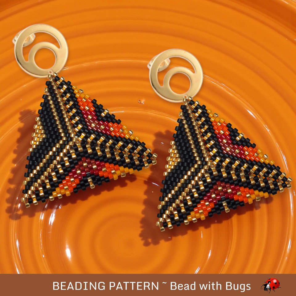 PASSION : 3D Peyote Stitch Beading Pattern by Bead with Bugs