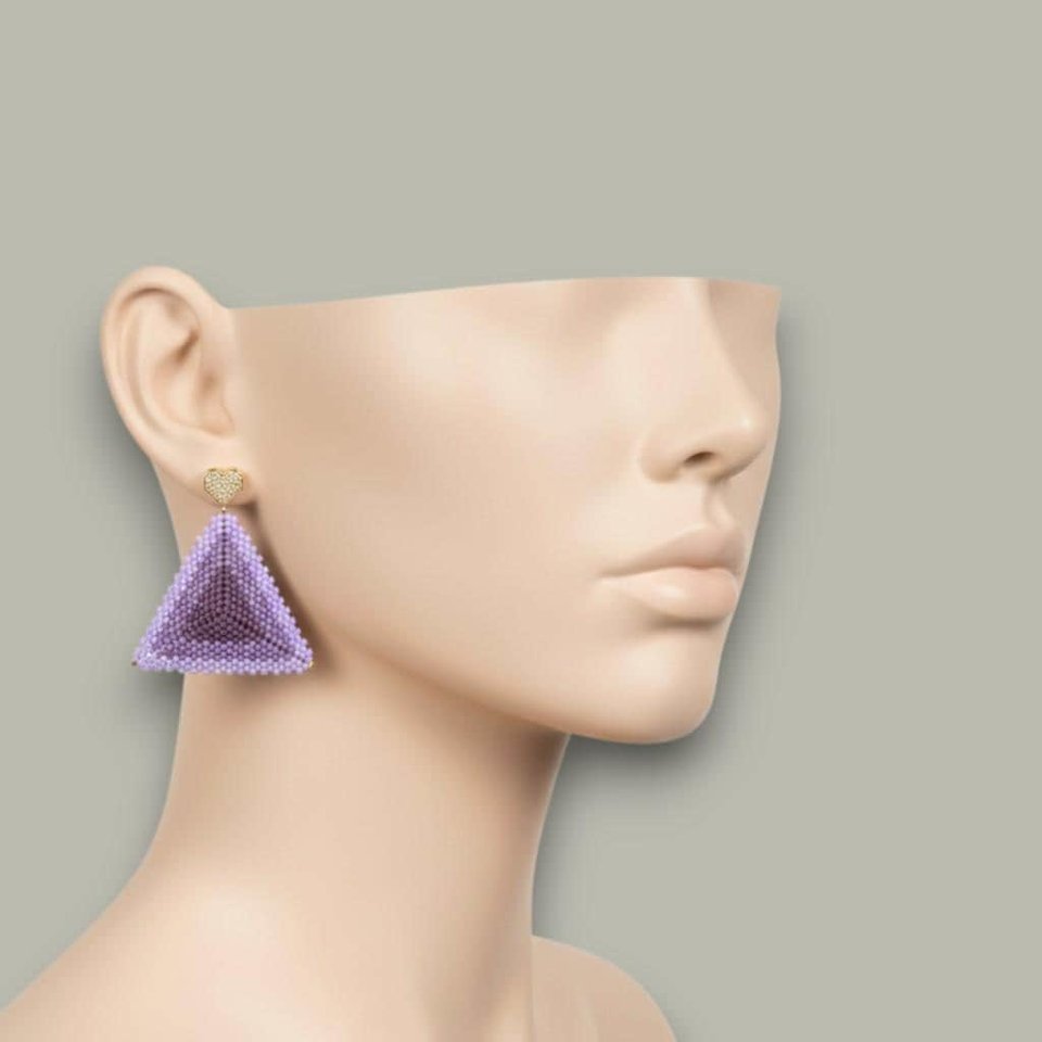 GLOWING: 3D Peyote Stitch Beading Pattern by Bead with Bugs