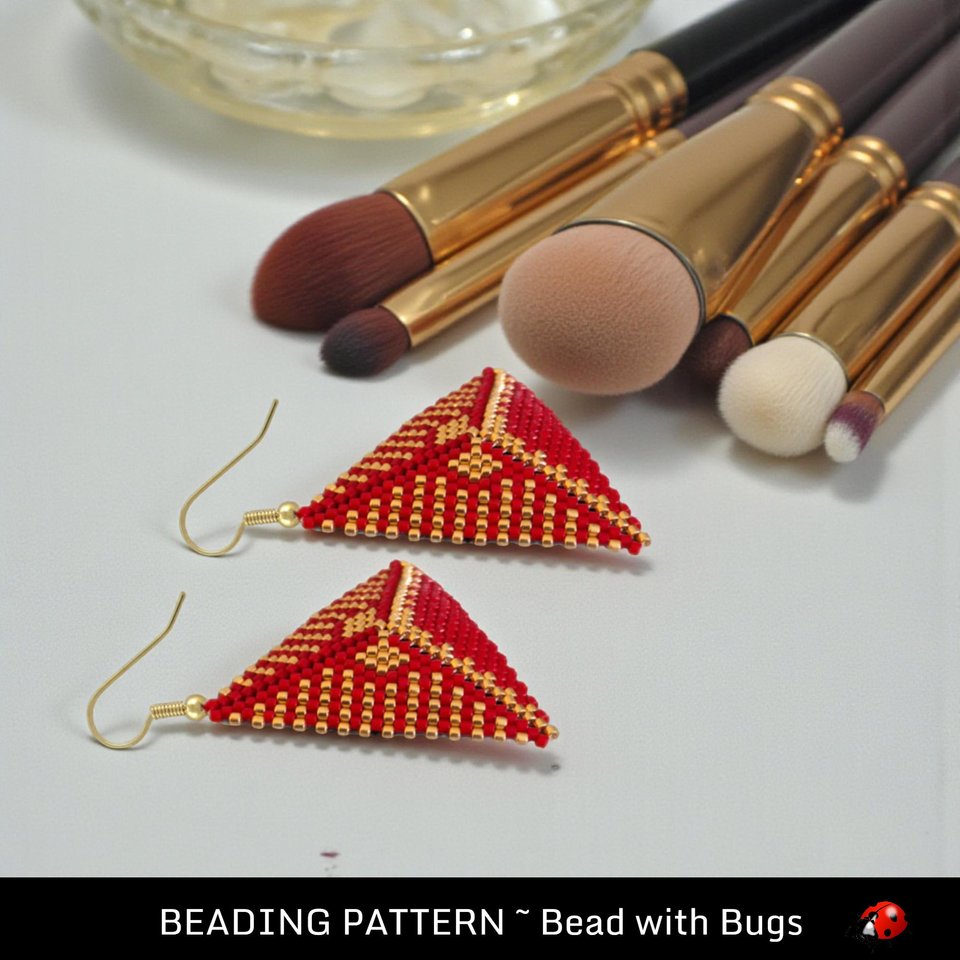 ELEGANCE: 3D Peyote Stitch Beading Pattern by Bead with Bugs