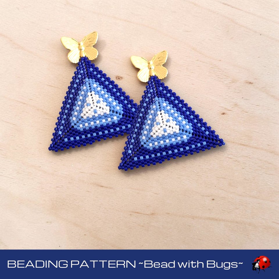 ROYAL SPLASH : 3D Peyote Stitch Beading Pattern by Bead with Bugs