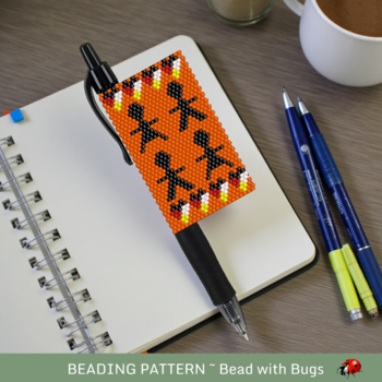 EVERY CHILD MATTERS: Peyote Stitch Beaded Pen Wrap by Bead with Bugs