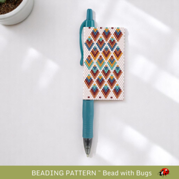 FOUR SEASONS: Peyote Stitch Beaded Pen Wrap by Bead with Bugs
