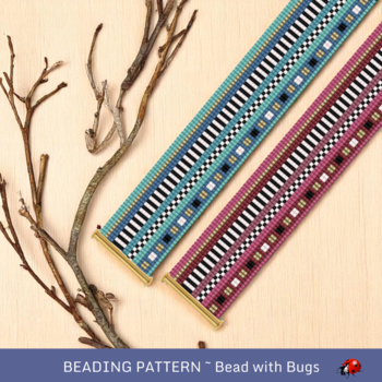 DECO:  A Loom Beaded Bracelet Pattern by Bead with Bugs
