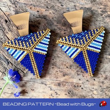 SUMMER BLISS : 3D Peyote Stitch Beading Pattern by Bead with Bugs